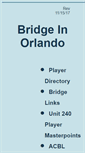 Mobile Screenshot of bridgeinorlando.com