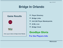 Tablet Screenshot of bridgeinorlando.com